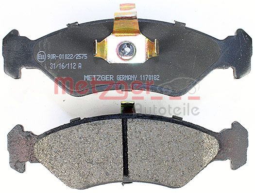 METZGER 1170182 Bremsbelagsatz, Scheibenbremse